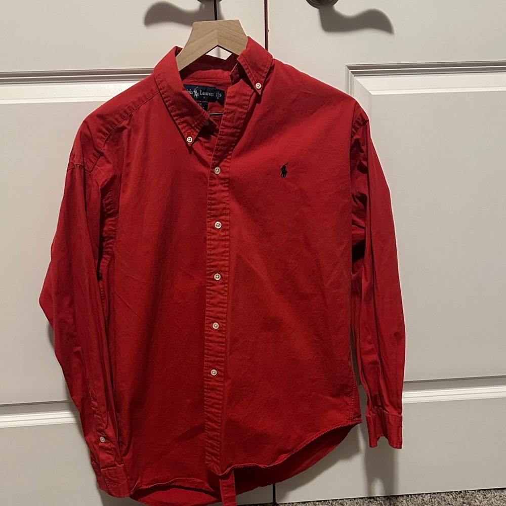 Polo by Ralph Lauren Red Casual Button Down Shirt